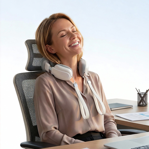 Masajeador Cervical Inteligente con Diseño Ergonómico en Forma de U Profesional para Aliviar los Síntomas de la Espondilosis Cervical - Product Image 1