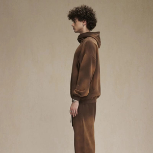 Sudaderas con Capucha Personalizadas con Logotipo para Hombre, 100% Algodón, Lavado Ácido Negro, Básicas, MOQ Bajo, Esenciales de Invierno - Product Image 4