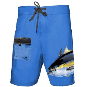 Pantalones cortos de tabla de pesca para hombre 2025, ropa deportiva transpirable de secado rápido, pantalones cortos de tabla de poliéster 100% atléticos - Product Image 4