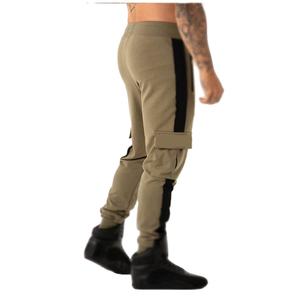Pantalon de jogging pour homme personnalisé, respirant, à séchage rapide, en nylon et élasthanne, avec cordon de serrage et plusieurs poches - Product Image 3