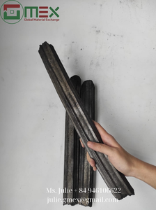 Briquette de charbon de bois hexagonale pour barbecue, charbon de bois de sciure de bois naturel, approvisionnement en vrac de charbon de narguilé à combustion longue - Product Image 2