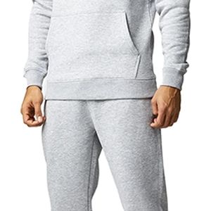 Custom Logo New Style Men's Flared Tracksuits 100% Cotton Streetwear Hoodie Joggers Sweatsuits Winter Solid <b>Pattern</b> Hooded - Product Image 6
