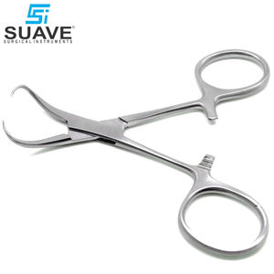 ในราคาสมเหตุสมผลที่หนีบผ้าเช็ดตัวผ่าตัด 3.5 ที่หนีบผ้าเช็ดตัวสัตวแพทย์เครื่องมือสแตนเลสโดย SUAVE เครื่องมือผ่าตัด - Product Image 3