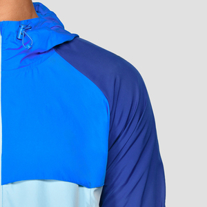 Veste coupe-vent personnalisée de haute qualité pour hommes, nouveau design avec col montant et logo personnalisable - Product Image 5