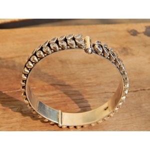 Brazalete de piedras preciosas de circón de Plata de Ley 925, brazalete fino hecho a mano, regalo de joyería de plata - Product Image 2