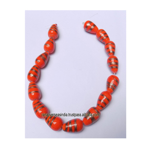 Collier de perles en verre Simple et élégant en double ton pour mariage, anniversaire, fête d'anniversaire - Product Image 1