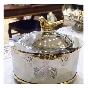 Venta al por mayor de cazuela moderna de trabajo de corte personalizado designable con perilla increíble en la tapa de acero inoxidable Servidor de comida caliente - Product Image 5