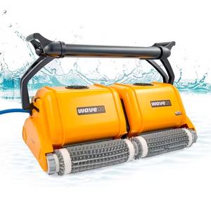 Nettoyeur de piscine robotisé commercial Dolphin/s Wave 120 avec caddy, étui rigide, alimenté par batterie, usage industriel, origine américaine - Product Image 1