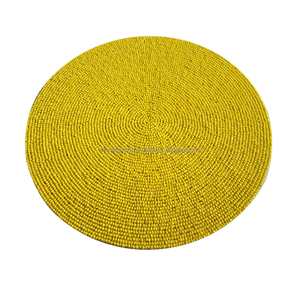 Manteles individuales con cuentas de bandera americana de alta calidad-Manteles individuales resistentes a las manchas de calor para decoración del hogar - Product Image 1