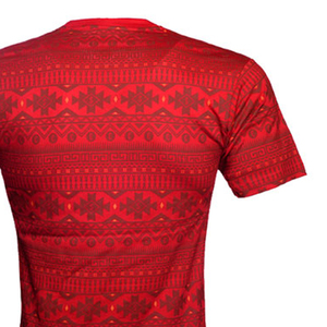 Latest Design Custom Sublimation Printed <b>T</b>-<b>Shirt</b> High Quality 100% Cotton Fabric <b>Red</b> Color Crew Neck Sports <b>T</b>-<b>Shirt</b> For <b>Men</b> - Product Image 4