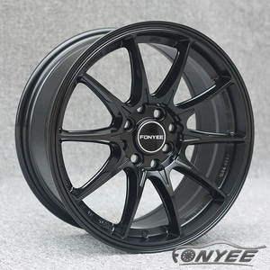 Fonyee新车轮16 17英寸7.0 7.5 J 4x100/114.3铝合金多辐设计汽车轮辋装修模式在当前库存 - Product Image 4