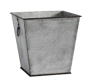 <b>Large</b> capacity galvanized <b>planter</b> perfect <b>for</b> outdoor use in patio <b>garden</b> backyard or front porch with vintage appeal - Product Image 4