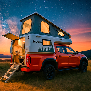 Ecocampor Mini 159 RV 2025, <span class=keywords><strong>Camper</strong></span> Compacto <span class=keywords><strong>para</strong></span> Camioneta con Cocina Integrada, <span class=keywords><strong>Ducha</strong></span> y Panel <span class=keywords><strong>Solar</strong></span>, Capacidad <span class=keywords><strong>para</strong></span> 4 Personas, <span class=keywords><strong>para</strong></span> Camionetas Pickup - Product Image 1