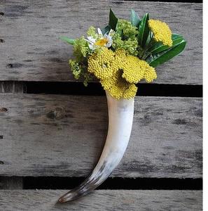 God Grace Craft vaca/búfalo cuernos decorativos estilo Animal ecológico con Base de Metal para decoración del hogar precio bajo - Product Image 1