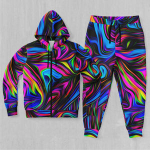 Survêtements de jogging à sublimation personnalisée Survêtements taille élastique surdimensionnée Unisexe Décontracté Léger Respirant Haute Qualité 2 Pièces - Product Image 1