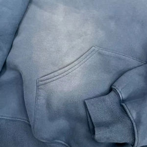 Sudadera con Capucha OEM para Hombre, Oversize, de Invierno, con Efecto Desgastado, Personalizada, de Algodón Grueso de 500 Gsm, Ecológica, con Lavado Vintage - Product Image 5