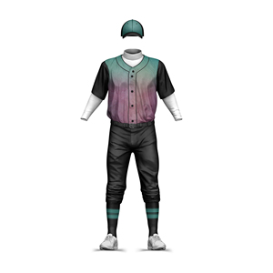 Best Selling Men's <b>Baseball</b> Uniform Customized Logo Breathable Summer Lightweight Eco-Friendly Team Wear OEM Custom Service - Product Image 1