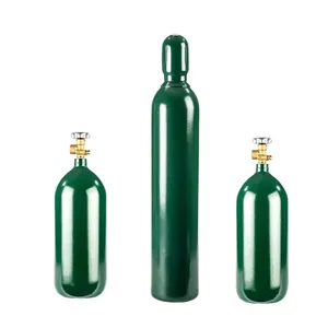 Durable Filling Helium/Ar/kr/C2H4/SIH4 /Butane / Oxygen Gas 47L Large Size High Pressure Cylinders With Regulators