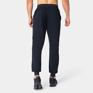 Custom Casual Mid Waist Mens <b>Jogger</b> Pants with Pockets Workout Sweatpants Breathable <b>Polyester</b>/Cotton Drawstring Closure - Product Image 2