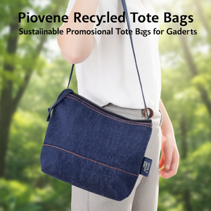 Borsa Clutch in Denim Riciclato Piovene, Borse Promozionali Sostenibili per Gadget - Product Image 3