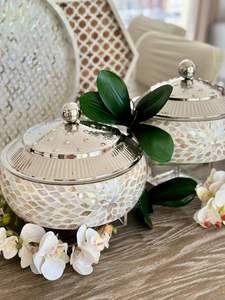 Support à gâteau carré en nacre fait à la main, support à chocolat sur le thème des fruits pour les fêtes d'anniversaire, célébrations du Ramadan, élégant coquillage - Product Image 2