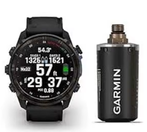 นาฬิกาไทเทเนียม DLC Mk3i 51มม. คาร์บอนสีเทาพร้อมยางซิลิโคนสีดำและตัวรับส่งสัญญาณ T2 - Product Image 4