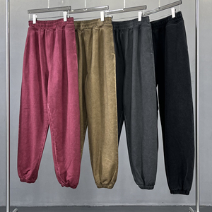 Vintage Unisex personalizado bordado invierno algodón estampado rapero estilo personalizado piedra ácido lavado con capucha personalizado ácido lavado con capucha conjunto - Product Image 5