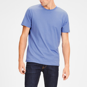 T-shirts personnalisés Oem de haute qualité 240 g/m² 100% coton pour hommes personnalisés T-shirt uni pour hommes avec impression de LOGO de marque vierge - Product Image 3