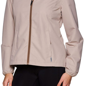 Chaqueta deportiva Softshell de talla grande para mujer de alta calidad, de secado rápido, a prueba de viento, impermeable, con capucha, cremallera, estampado relleno de algodón para invierno - Product Image 2