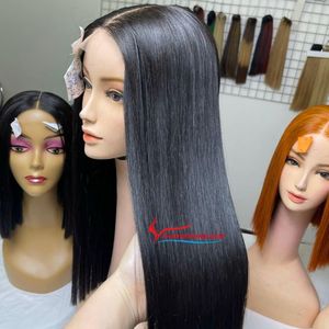 HOT TRENDING 100% Pelucas completas de cabello vietnamita crudo Hueso Recto Encaje Pelucas de cabello humano Extensiones de cabello de alta calidad - Product Image 5
