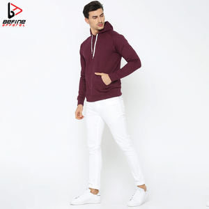 Invierno pesado de gran tamaño con capucha de algodón Silver Fox Velvet Essentials Sudadera con capucha engrosada Color sólido de talla grande sudaderas con capucha para hombres - Product Image 5