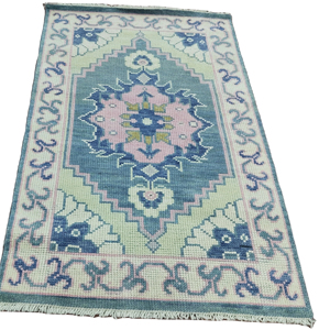 High Quality Persian Oushak Wool Carpet <b>Runner</b> Hand Knotted 3x3 3x5 New Zealand Cotton for Living Room Door Area - Product Image 1