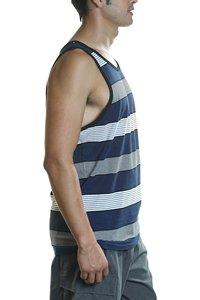Débardeur double couche pour hommes Chemise sans manches streetwear décontractée avec tissu bicolore Léger Confortable Mode estivale - Product Image 3