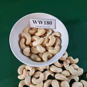 Faible quantité minimale de commande SANTIGO Kaju Badam W180 Noix de cajou Noyaux de cajou W180 Prix raisonnable - Product Image 1