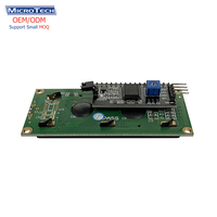 Modul 5V layar biru COB STN 16*2 lcd 1602 pabrik OEM dengan modul matriks titik antarmuka papan adaptor IIC