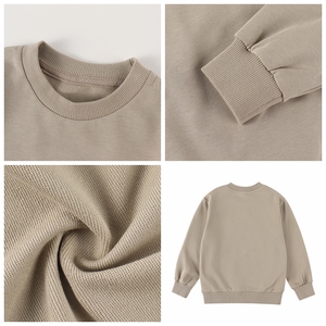 OEM Family Matching Outfit Oversized <strong>Sweatshirts</strong> Dad and Me <strong>Christmas</strong> Custom Embroidery Crewneck Pullover Tops - Product Image 3