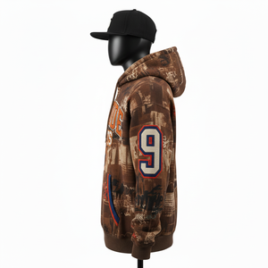 เสื้อฮู้ดดี้ผู้ชายปักลาย ขนฟลีซ สำหรับฤดูหนาว ปี 2025 ขายดี บริการ OEM เป็นมิตรกับสิ่งแวดล้อม ระบายอากาศได้ดี ผลิตจากโพลีเอสเตอร์/คอตตอน - Product Image 5