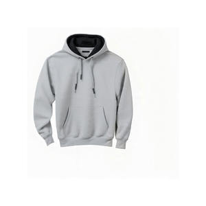 Le nouveau sweat à capuche pour homme pour le printemps et l'automne 2025 présente un style décontracté, confortable et doux avec une couleur gris clair - Product Image 1