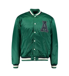 Chaqueta Varsity de Satén para Hombre, Estilo Urbano, Diseño de Béisbol, con Logotipo Bordado Personalizado, para Invierno - Product Image 5