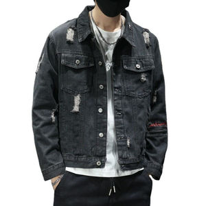 Abrigo Largo de Mezclilla Premium, Lavado Intenso, Chaqueta de Estilo Urbano Extra Grande, Unisex, Informal, Ropa de Abrigo de Invierno, Opciones Personalizables - Product Image 6