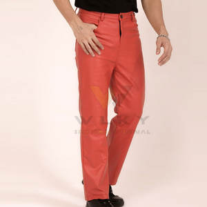 กางเกงหนังผู้ชาย เนื้อผ้าทนทาน แข็งแรง ตัดเย็บสบาย ดีไซน์เหนือกาลเวลา เหมาะสำหรับกิจกรรมกลางแจ้ง - Product Image 2