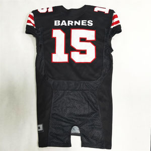 Maillots de Football américain personnalisés OEM professionnels uniformes sublimés à manches courtes imprimés respirants de haute qualité 100% - Product Image 3