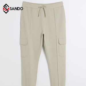 Sudadera con capucha de dos piezas para hombre, pantalones activos con logotipo personalizado, transpirables, de gran tamaño, holgados, con cintura elástica - Product Image 3