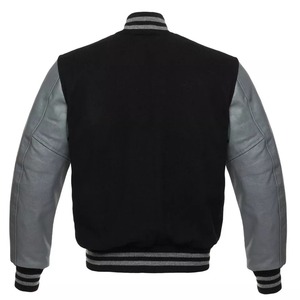 New Mens Varsity Jacket Letterman Bomber Jacket Baseball Jacket <b>White</b> <b>Body</b> Blue Leather Full Sleeves 2025 - Product Image 6