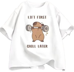 Fashion-forward 2026 print oversized T-shirt casual for both boys and girls - Product Image 3
