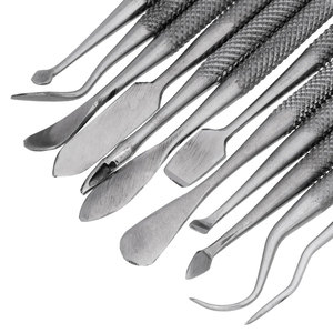 ชุดเครื่องมือแกะสลักขี้ผึ้งทางทันตกรรมสแตนเลส ใช้พลังงานด้วยมือ ได้รับการรับรองมาตรฐาน CE ระดับ I ใช้ซ้ำได้ ราคาขายส่งถูก - Product Image 4