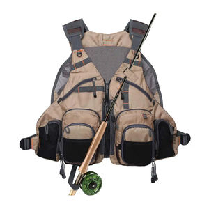 Hunting <b>Vest</b> Blaze <b>Orange</b> and Tan Blinds & Camouflage Material Paintball Game Proof Game Hunting Fishing Usage - Product Image 1