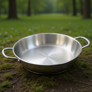 Tegame Inox (28cm) DUNE Cromo lucido 300 28 - Product Image 3