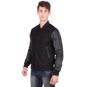 Wholesale 2024 New Arrival Men's High Quality Wool Thin <b>Varsity</b> <b>Jacket</b> Breathable Windproof Stand Collar Custom Colors Winter - Product Image 6