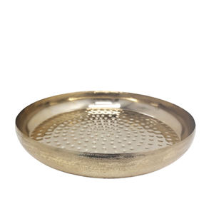 Best-seller pot à bougies votif en laiton couleur or fer et perles bougeoir votif pour centres de table et table - Product Image 4